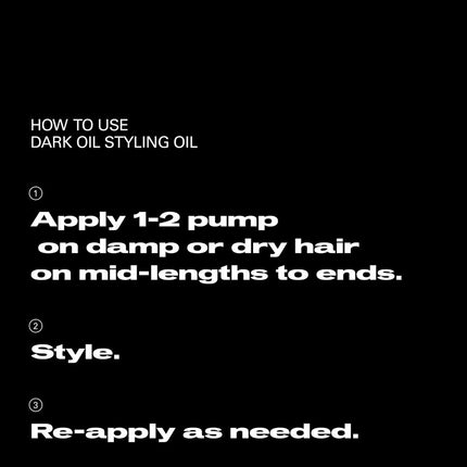 Sebastian Dark Oil Smooth & Shine Styling Oil