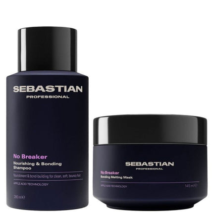 Sebastian No.Breaker Shampoo & Bonding Melting Mask Set - 280+145ml