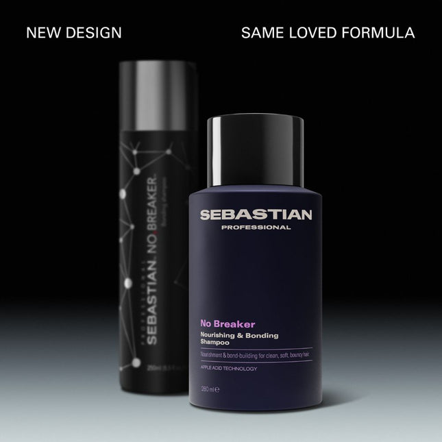 Sebastian No.Breaker Shampoo & Leave-In Cream Set - 280+145ml