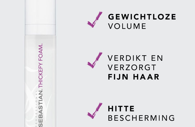 Sebastian Thickefy Foam Volume Mousse - 200ml