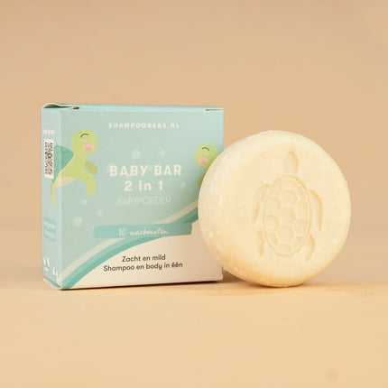 ShampooBars 2-in-1 Baby Bar Haar en Lichaam - 60g