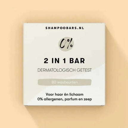 ShampooBars 2-in-1 Bar Haar en Lichaam 0% allergenen - 60g
