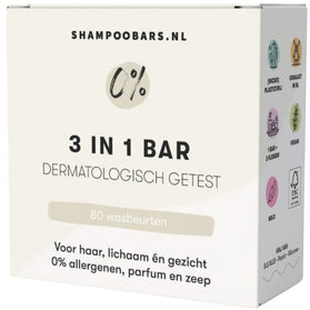 ShampooBars 3-in-1 Bar Haar en Lichaam 0% allergenen - 60g