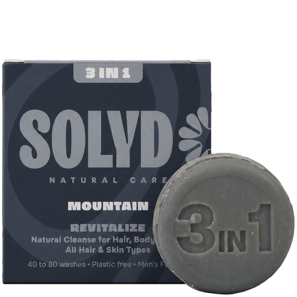 ShampooBars 3-in-1 Bar Mountain Haar, Lichaam en Gezicht - 60g