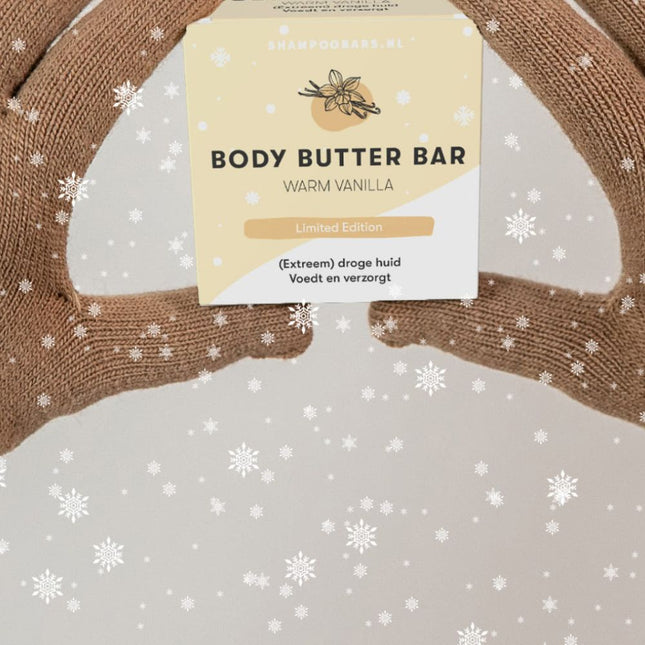 ShampooBars Body Butter Bar Warm Vanilla (extreem) droge huid - 45gr