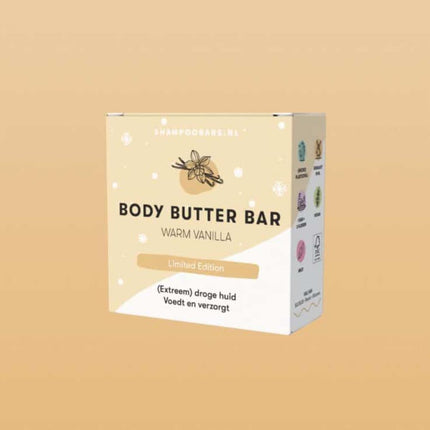 ShampooBars Body Butter Bar Warm Vanilla (extreem) droge huid - 45gr
