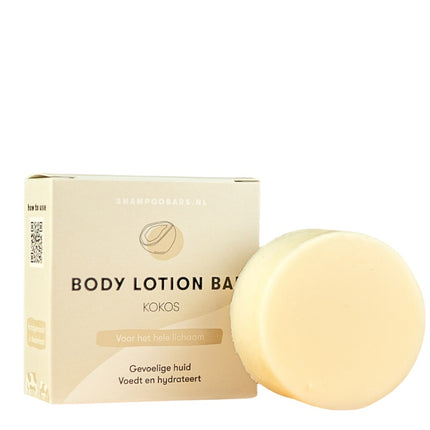 ShampooBars Body Lotion Bar Kokos Gevoelige Huid - 45g