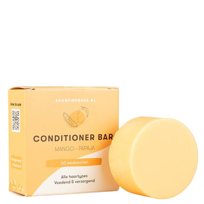 ShampooBars Conditioner Bar Mango Papaja krullend & droog haar - 60g