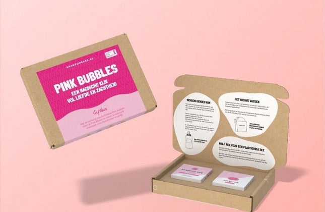 ShampooBars Giftbox Pink Bubbles - 60g