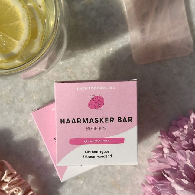 ShampooBars Haarmasker Bar Bloesem - Alle Haartypes - 45g