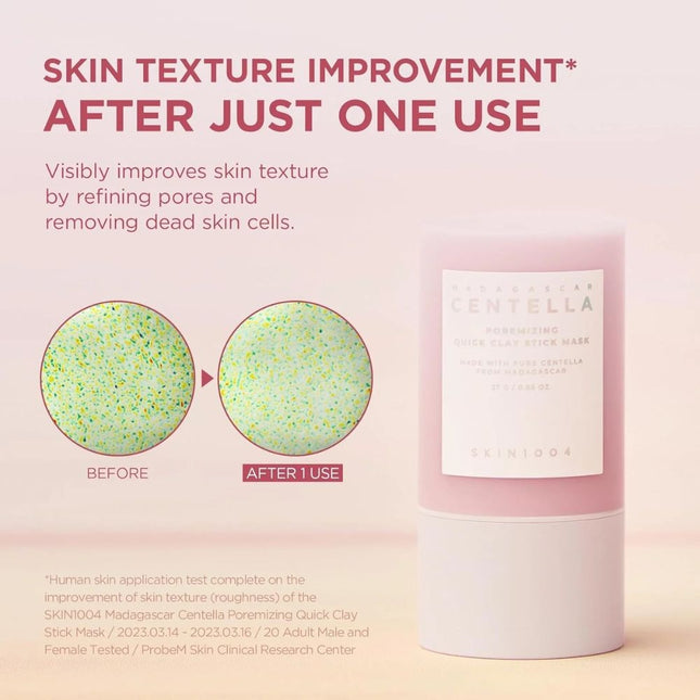 Skin1004 Madagascar Centella Poremizing Quick Clay Stick Mask - 27gr