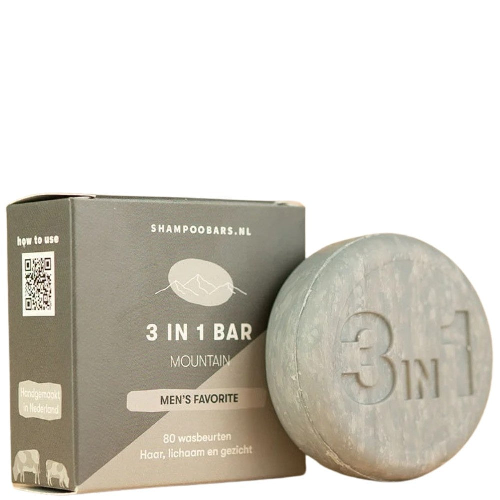 SOLYD 3-in-1 Bar Mountain Hair, Body and Face - 60g