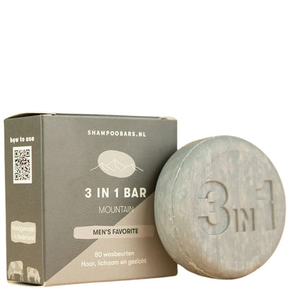 SOLYD 3-in-1 Bar Mountain Hair, Body and Face - 60g