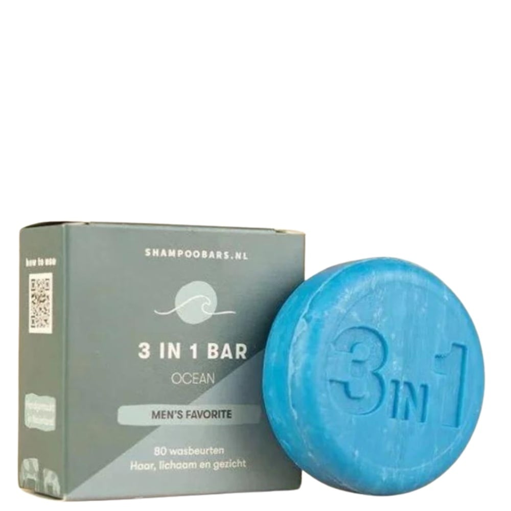 SOLYD 3-in-1 Bar Ocean Haar, Lichaam en Gezicht - 60g