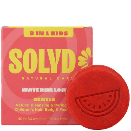 SOLYD 3-in-1 Kids Bar Watermeloen Haar en Lichaam - 60g