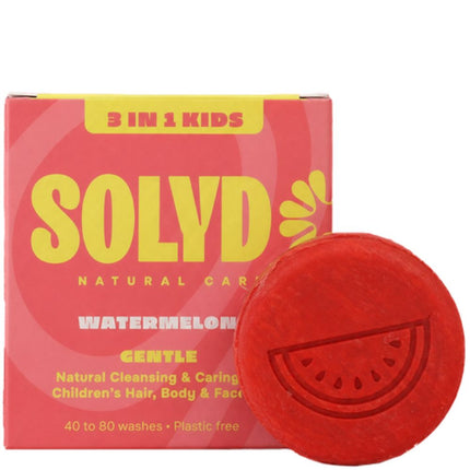 SOLYD 3-in-1 Kids Bar Watermelon Hair and Body - 60g