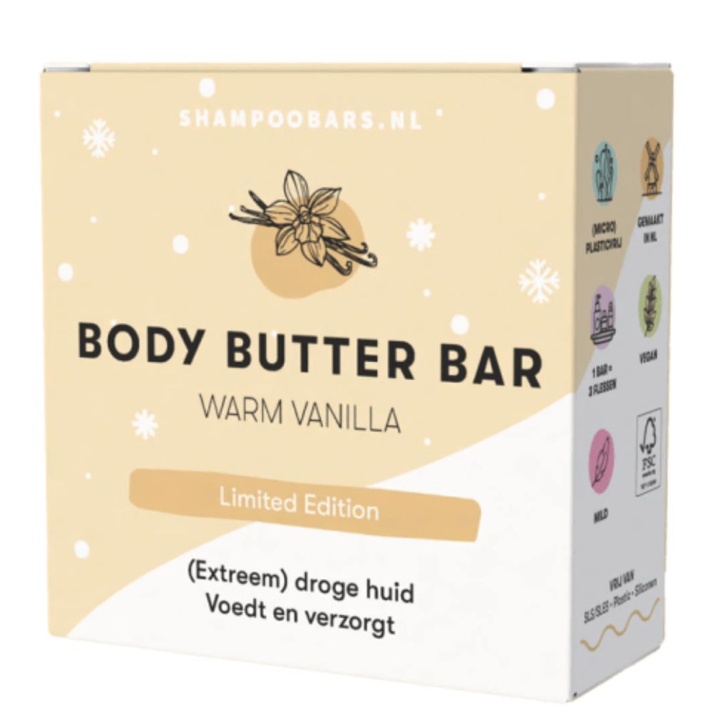 SOLYD Body Butter Bar Warm Vanilla (extreem) droge huid - 45gr