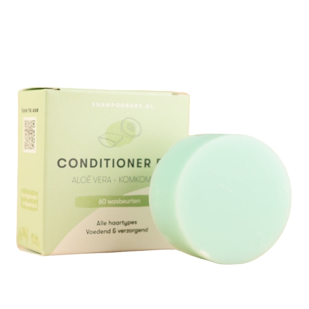 SOLYD Conditioner Bar Aloe Vera - Cucumber for All Hair Types - 45g