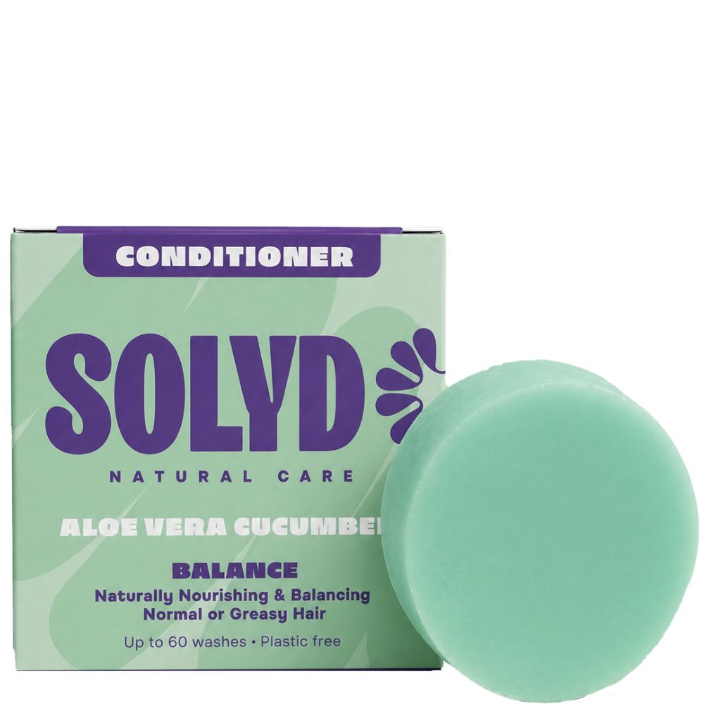 SOLYD Conditioner Bar Aloë Vera - Komkommer voor alle haartypes - 45g