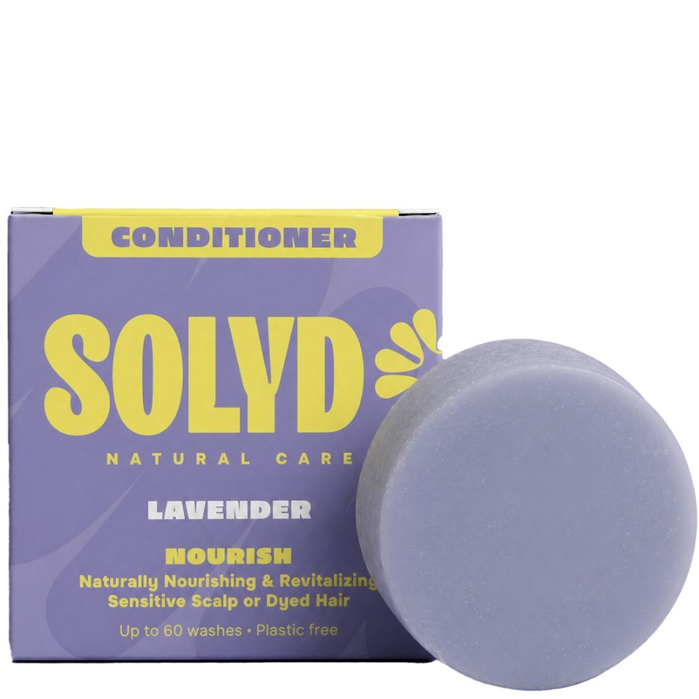 SOLYD Conditioner Bar Lavender Frizzy Hair 0% Fragrance - 45g
