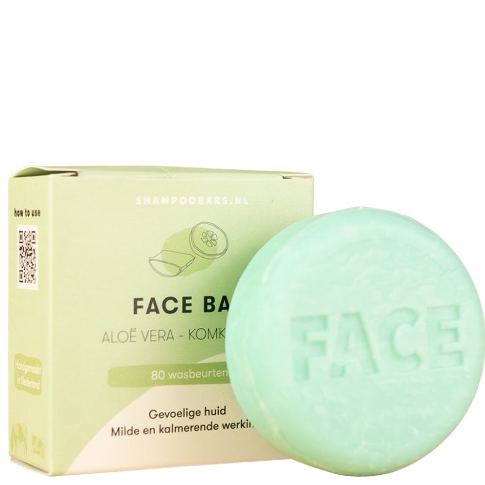 SOLYD Facewash Bar Aloe Vera Cucumber Sensitive Skin - 60g