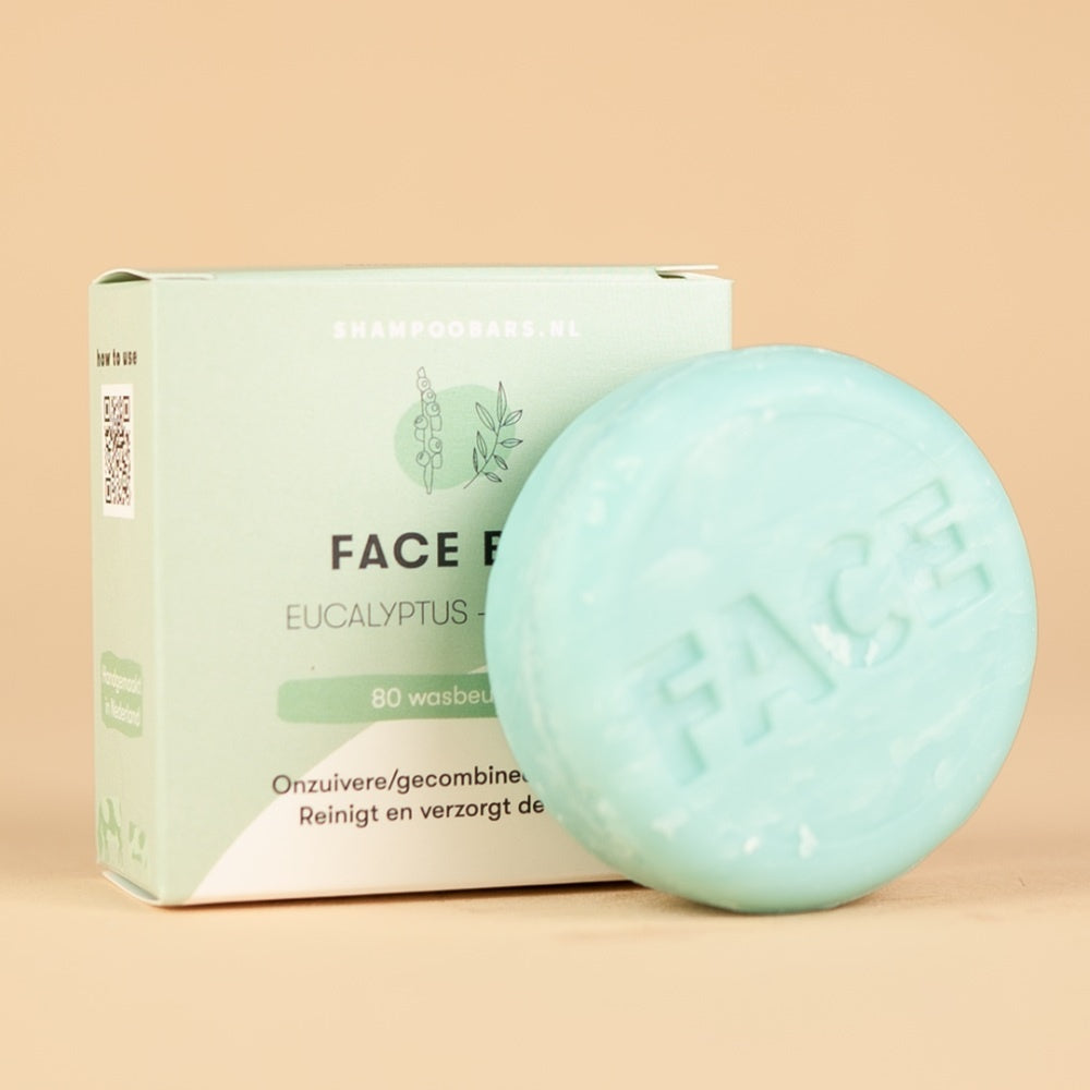 SOLYD Facewash Bar Eucalyptus Tea Tree Blemish-Prone Skin - 60g
