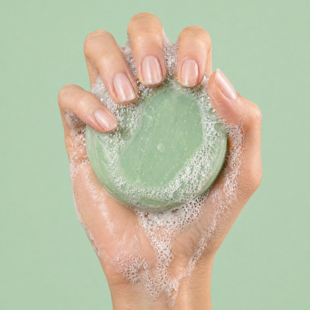 SOLYD Shampoo Bar Aloe Vera - Cucumber for All Hair Types - 60g
