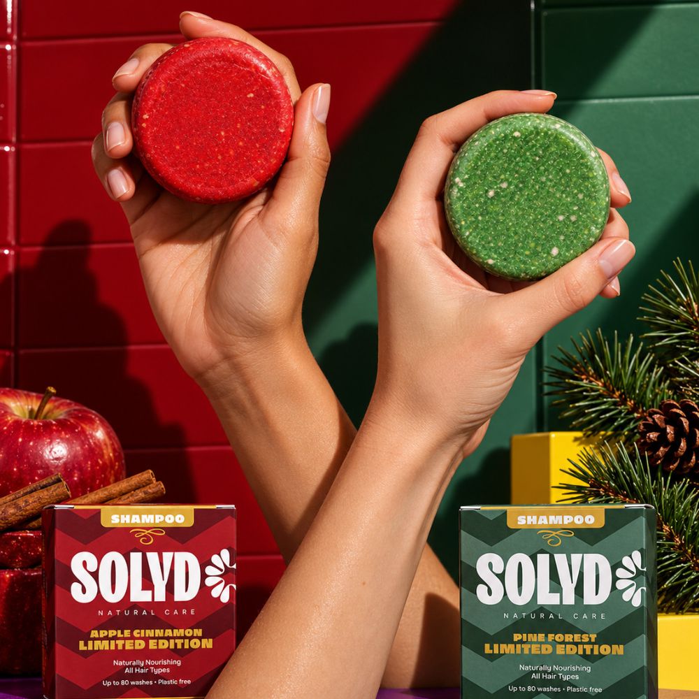 SOLYD Shampoo Bar Apple Cinnamon All Hair Types - 60g