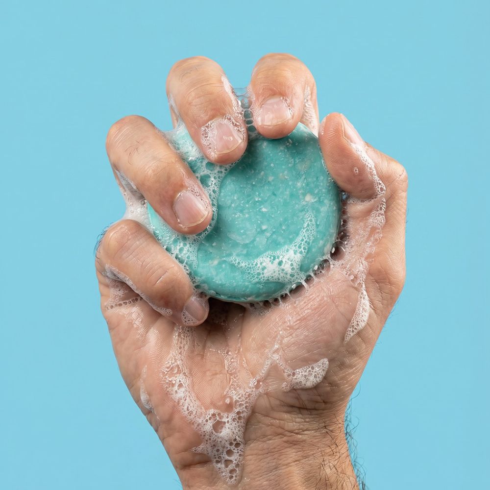 SOLYD Shampoo Bar Eucalyptus - Tea Tree Sensitive Scalp - 60gr