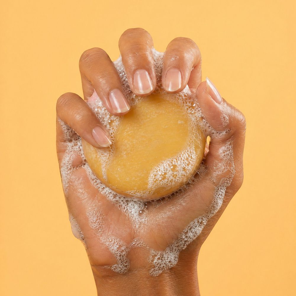 SOLYD Shampoo Bar Mango Papaya Curly & Dry Hair - 60g