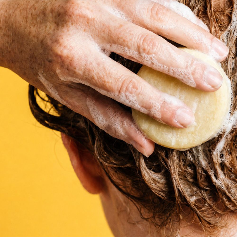 SOLYD Shampoo Bar Mango Papaya Curly & Dry Hair - 60g