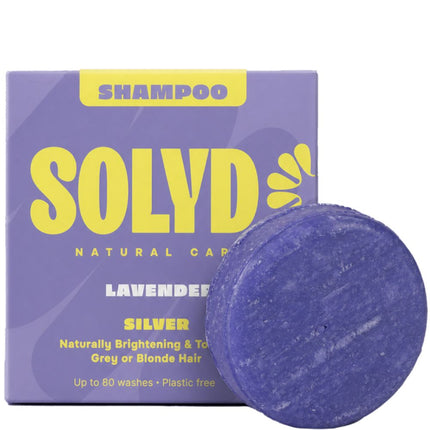 SOLYD Silver Shampoo Bar Lavender All Hair Types - 60g