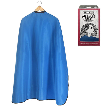 Styletek Kap/Verfmantel Blauw met drukknopen- 152x120cm