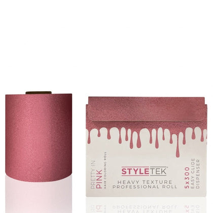 Styletek Pretty In Pink Heavy Texture Folie Rol - 100M