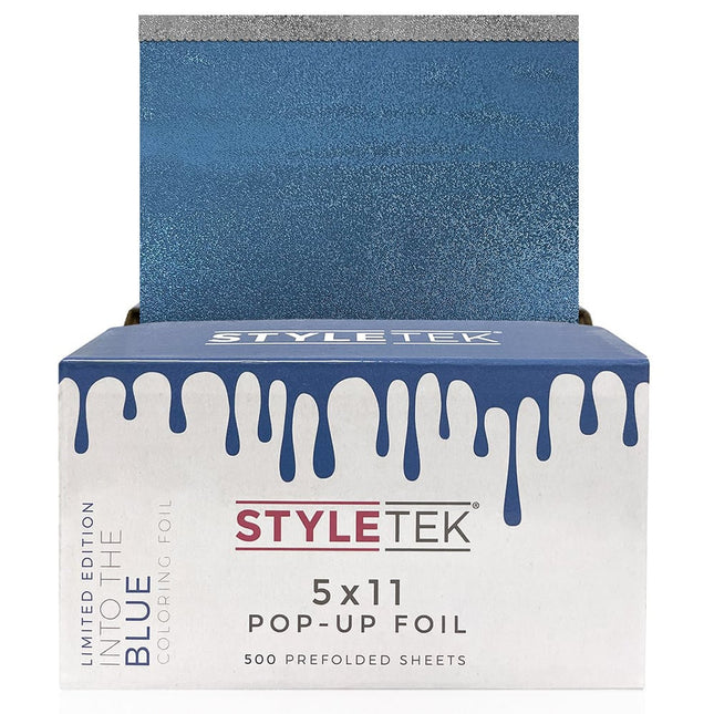 Styletek Voorgevouwen 5x11 Pop Up Blue Folie - 500st