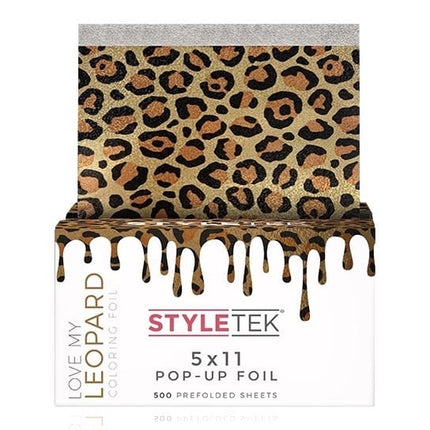 Styletek Voorgevouwen 5x11 Pop Up Leopard Folie - 400pcs