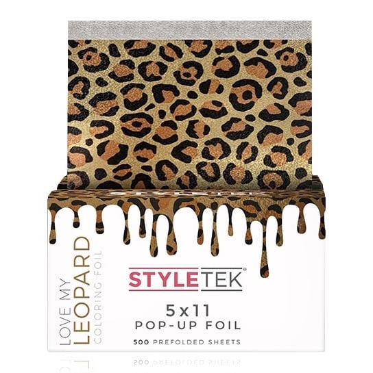 Styletek Voorgevouwen 5x11 Pop Up Leopard Folie - 400pcs