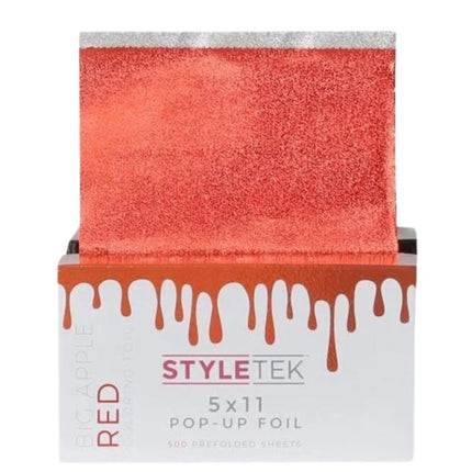 Styletek Voorgevouwen 5x11 Rode Pop Up Folie - 500st