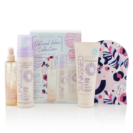 Sunkissed Natural Glow Collection Tanning Gift Set - Dark
