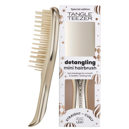 Tangle Teezer Ultimate Detangler Mini Chrome Champagne Gold