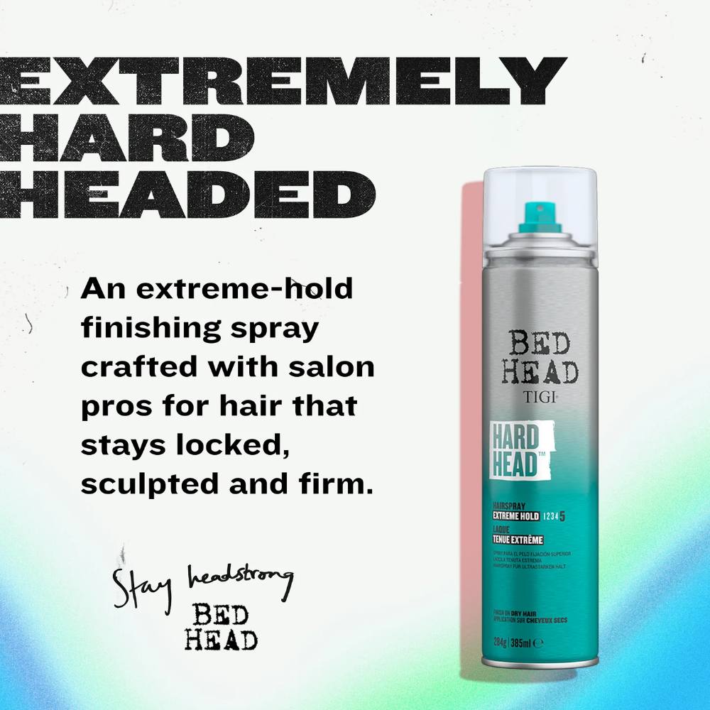 TIGI Bed Head Hard Head Extreme Hold Spray - 385ml