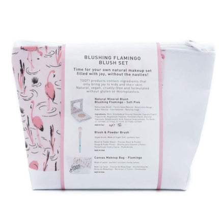 TOOT! Blushing Flamingo Blush Bag Set