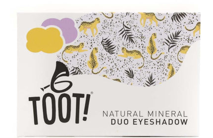 TOOT! Natuurlijke Cheetah Duo Oogschaduw - Goudgeel en Paars