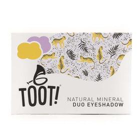 TOOT! Natuurlijke Cheetah Duo Oogschaduw - Goudgeel en Paars