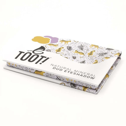 TOOT! Natuurlijke Cheetah Duo Oogschaduw - Goudgeel en Paars
