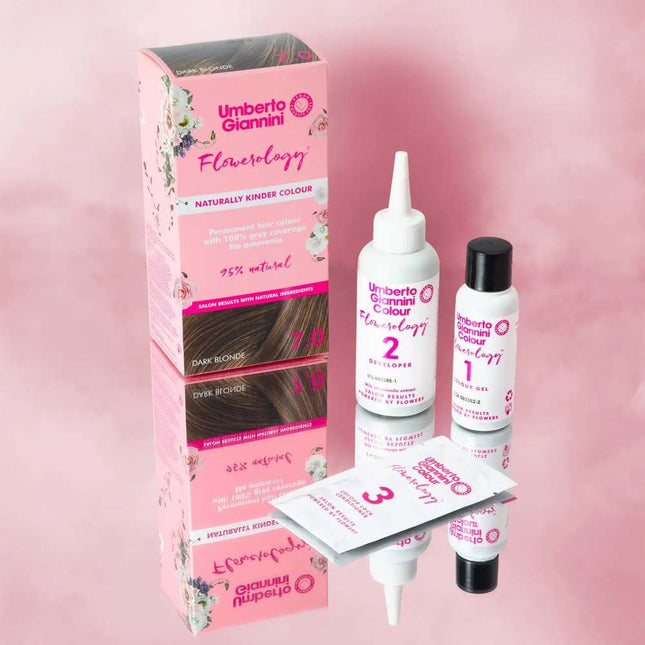 Umberto Giannini Flowerology Vegan Colour Dark Blonde 7.0 - 110 ml