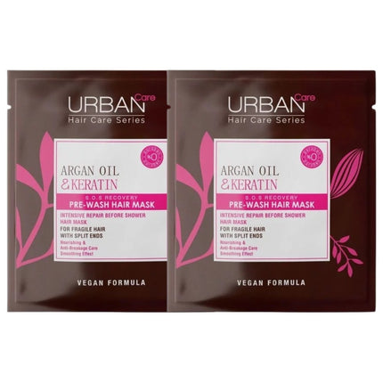 Urban Care Argan Oil & Keratin Pre Hairmask - 2x50ml