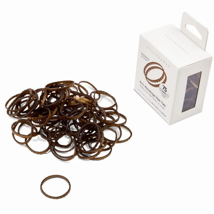 Veganboost Anti-Breakage Hair ties Brown - 75pcs