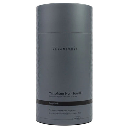 Veganboost Hair Towel Deepsea