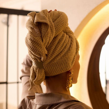 Veganboost Hair Towel Sandstone